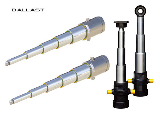 12 Stroke Single Acting Hydraulic Ram Pressure Stainless Steel Piston Rod