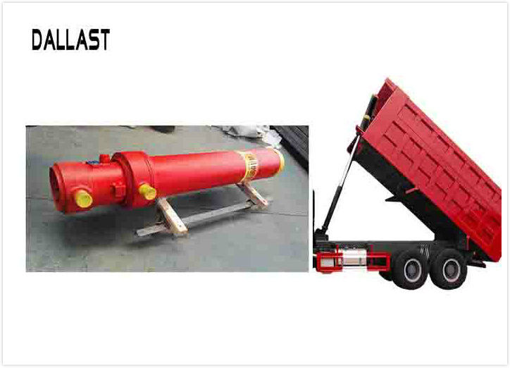 Standard Hydraulic Lift Cylinder Multi Stage Single Acting Chrome for Truck Lifting
